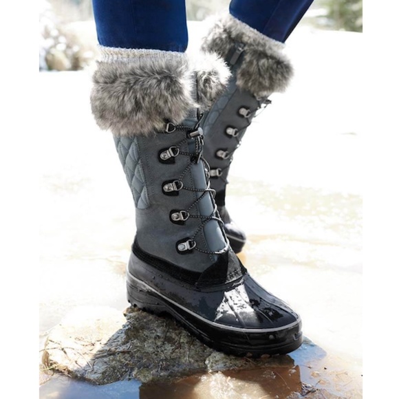 Lands End Squall Winter Snow Boots 11 